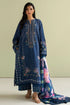 3 Piece Digital Printed Lawn Shirt Trouser and Dupatta BQ 421