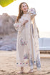 3 Pc Embroidered Lawn Shirt with Embroidered Organza Dupatta QL 2605