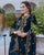 3 Piece Embroidered Velvet Shirt and Shawl with Silk Trouser MB 1060