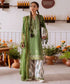 3Pc Embroidered Lawn Shirt with Cotton Net Dupatta CO-514A