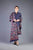 3 Piece Embroidered Dhanak Shirt with Embroidered Dhanak Shawl BR 655B