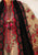 3 Piece Embroidered dhannak shirt with Embroidered dhannak shawl HR 690